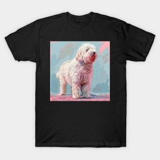 Komondor in 80's T-Shirt